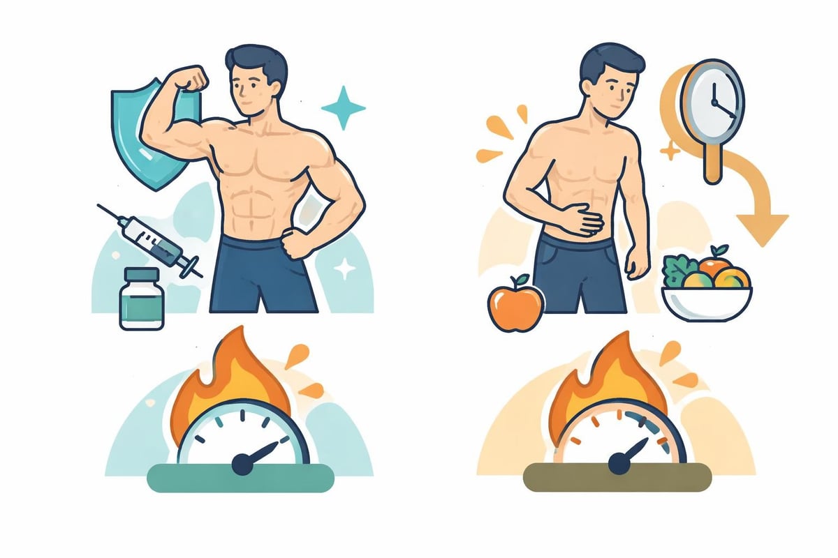 Peptide vs traditional weight loss