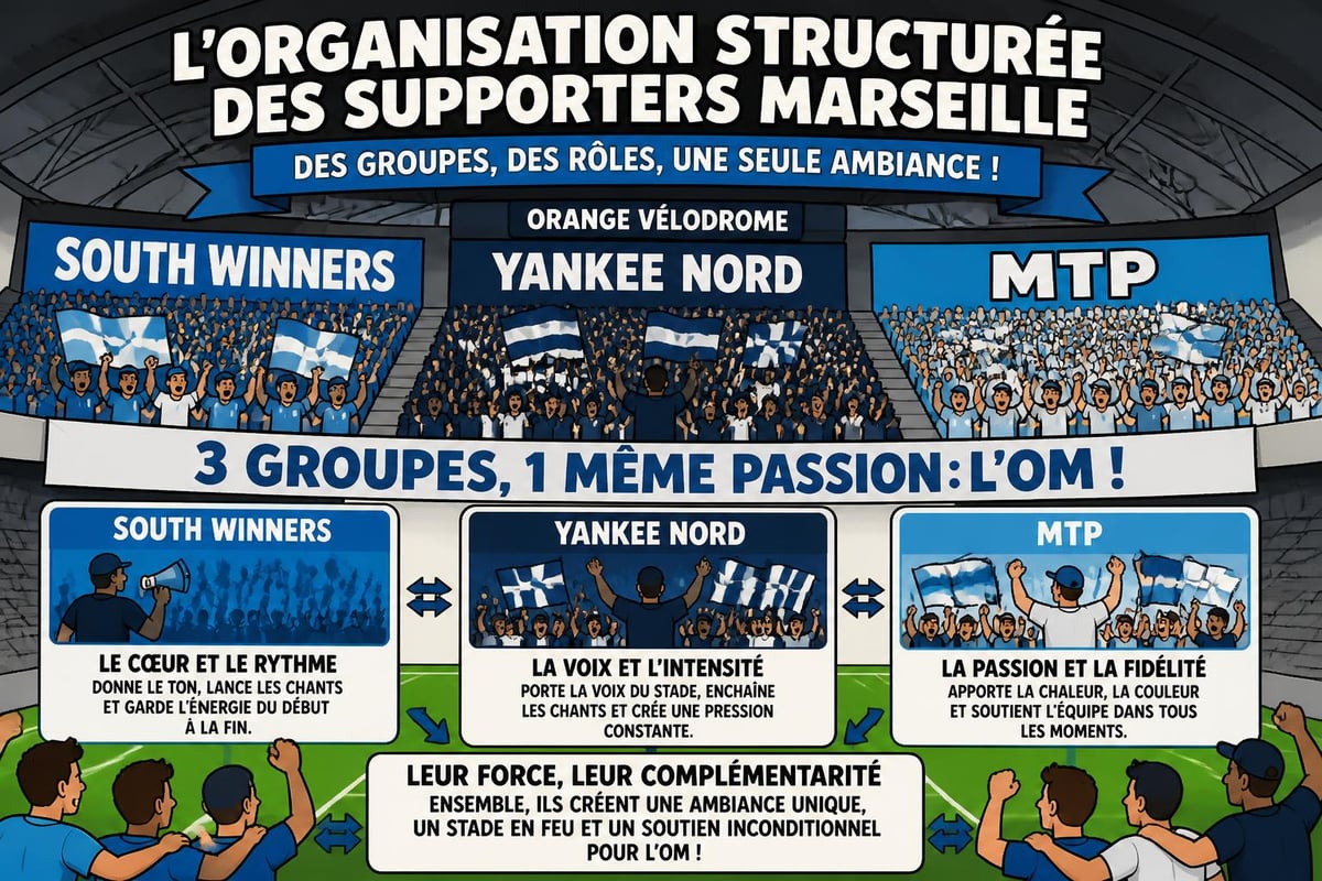 Groupes de supporters marseillais organisés