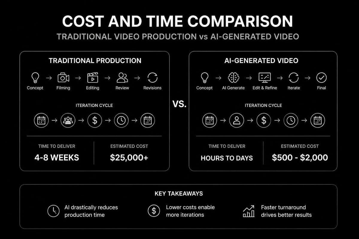 AI video creation advantages