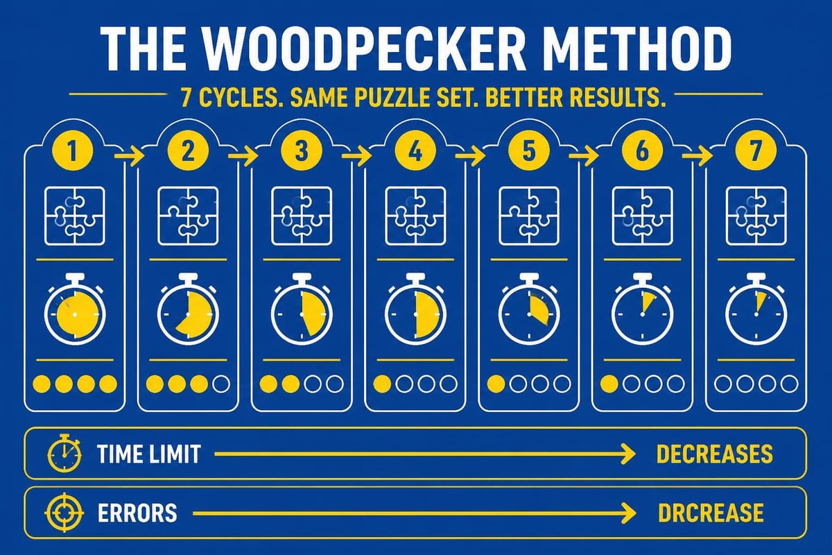 Woodpecker method cycle diagram