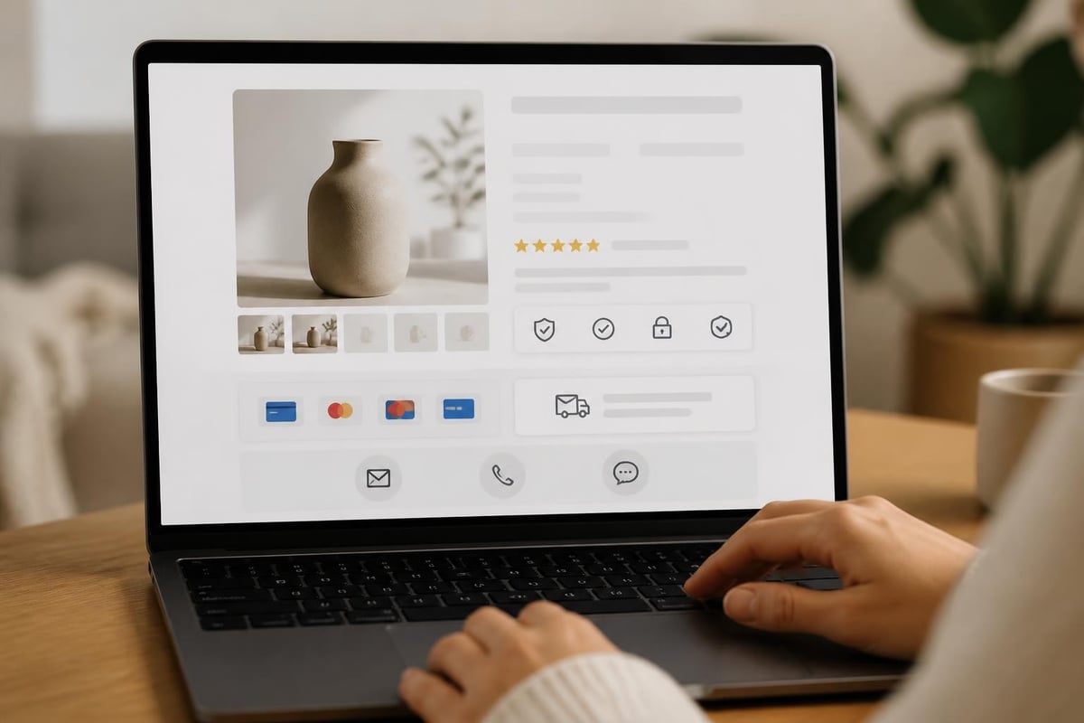 Trust elements in webshop