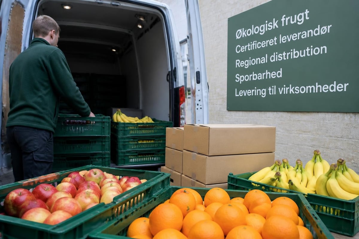 Leveringsstruktur økologisk firmafrugt