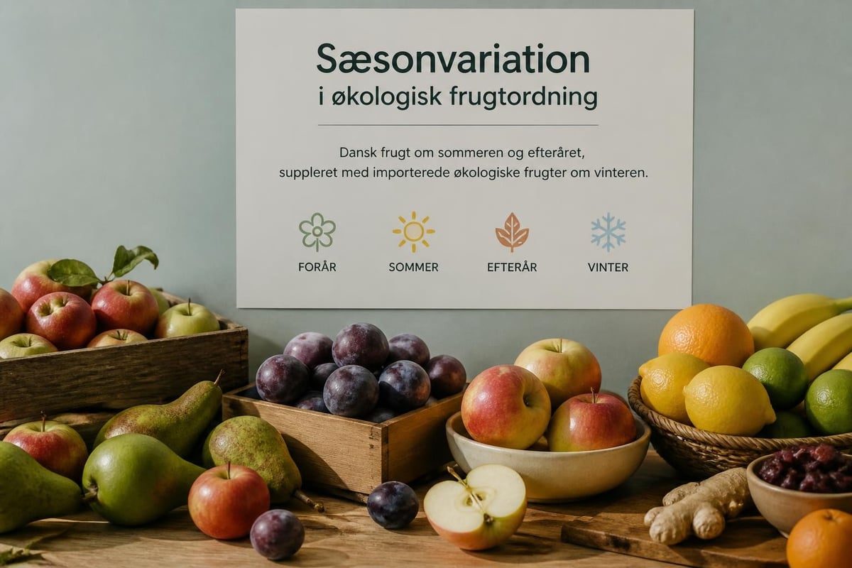 Økologisk frugtordning årshjul