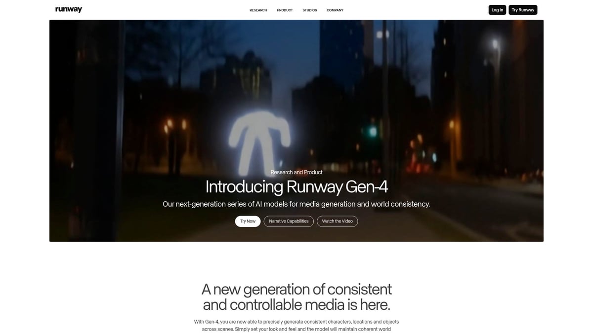 Top 10 Best AI Video Generator Tools to Try in 2026 - Runway Gen 4