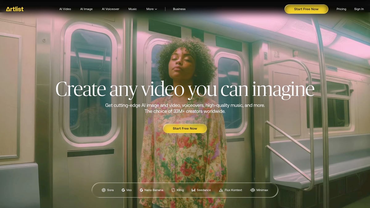 Top 10 Best AI Video Generator Tools to Try in 2026 - Artlist