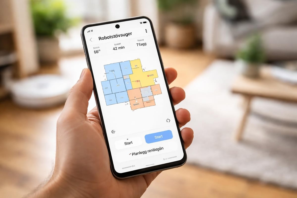 Smartphone controlling smart home devices