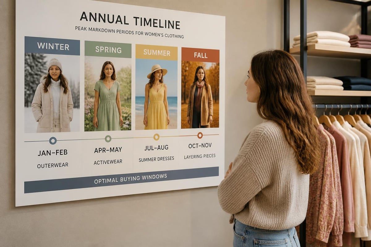 Seasonal clearance calendar