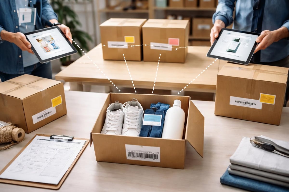 Split order fulfillment process