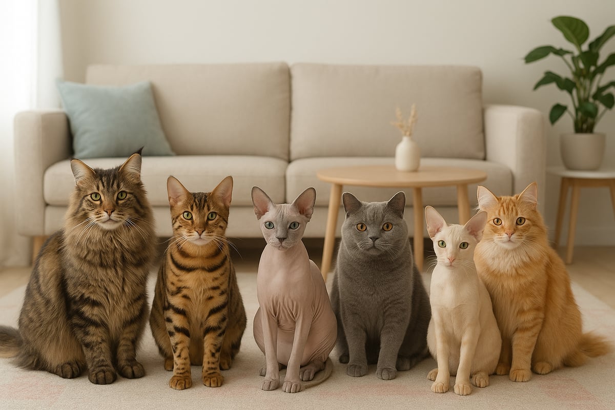 Pawtounes - 12 Faits Sur Les Races De Chats À Découvrir En 2025 - Les grandes tendances des races de chats en 2025