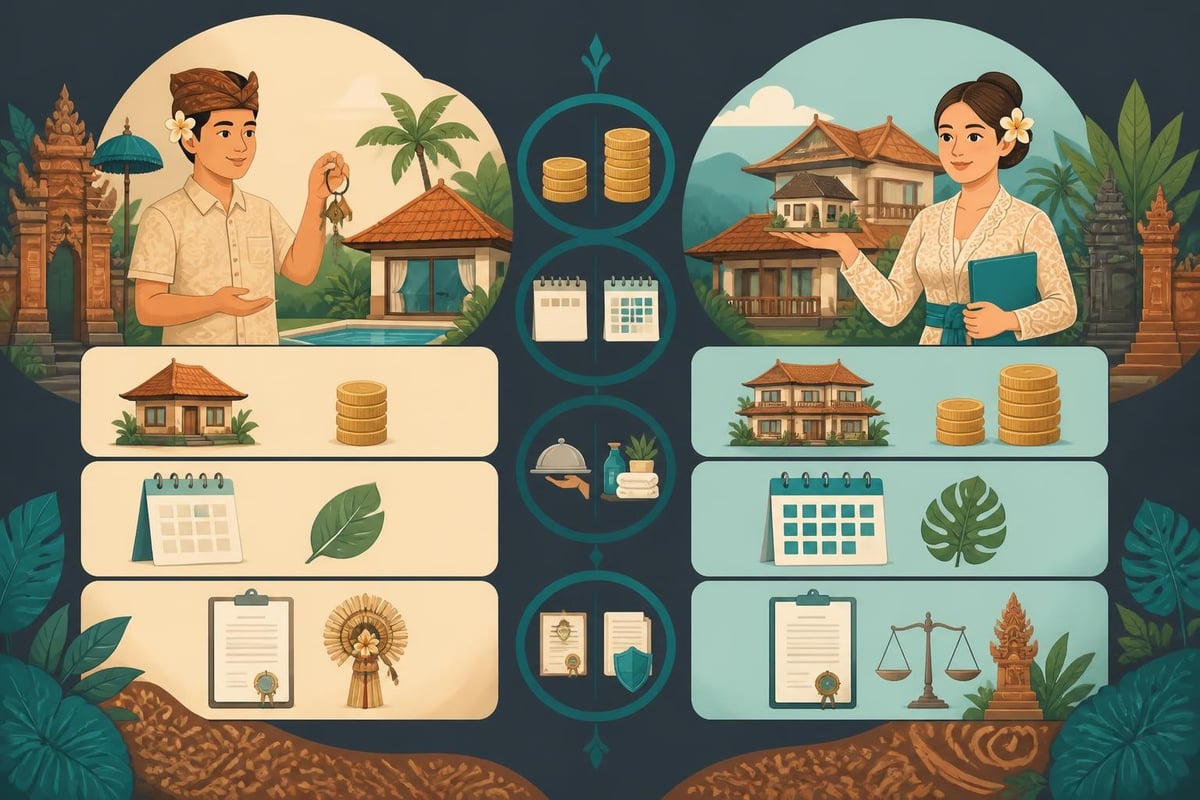 Bali rental contract terms
