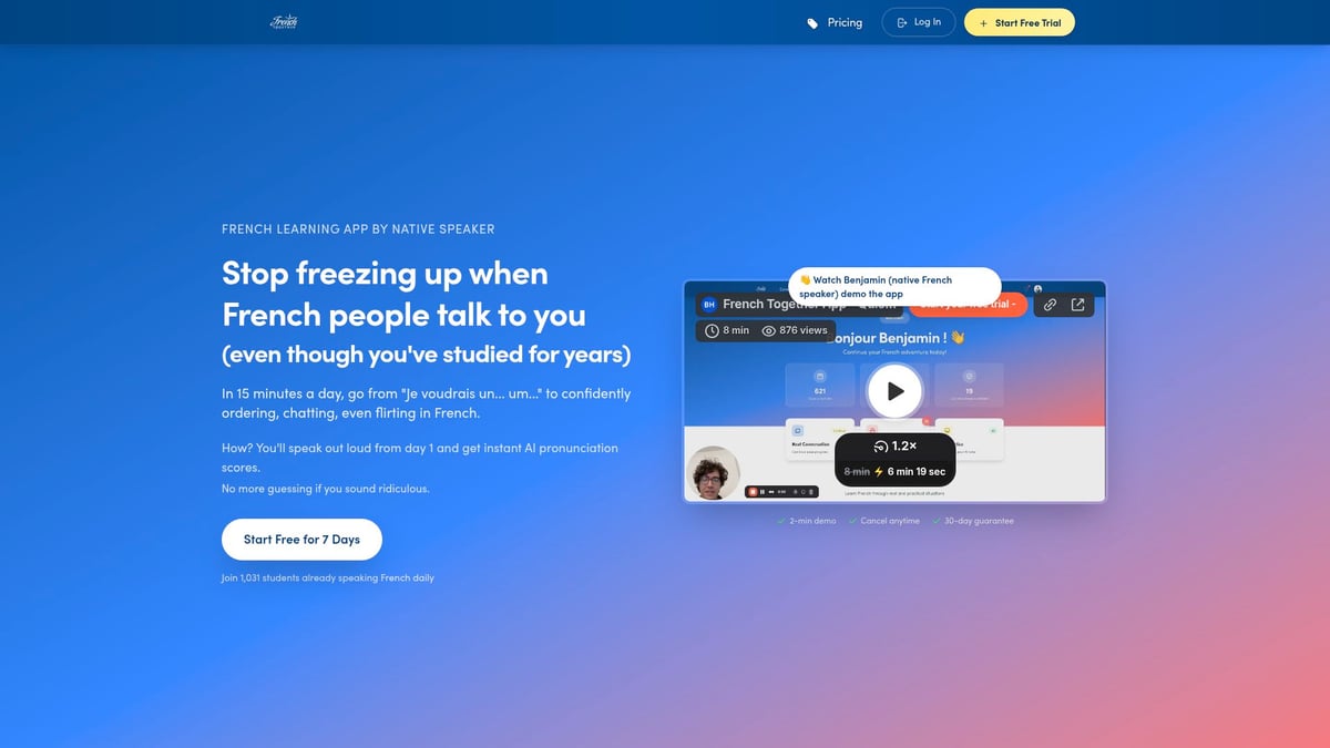Top 7 Picks for the Best App to Learn French in 2025 - French Together