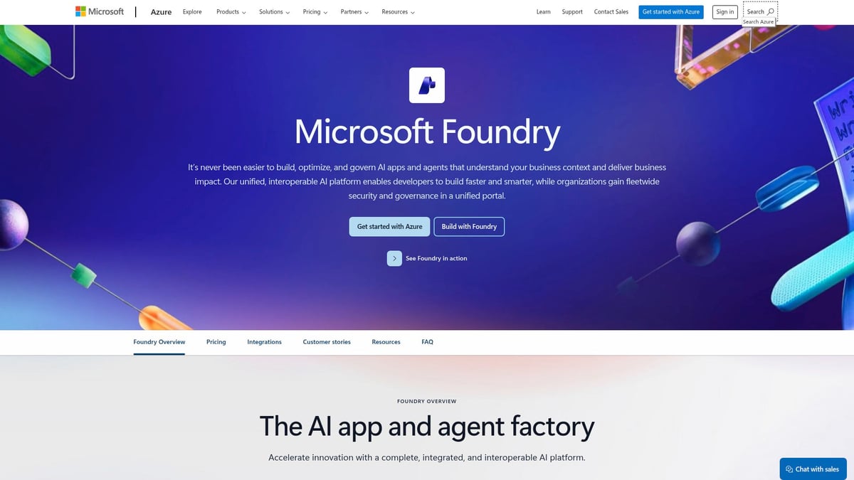 7 Game-Changing AI Company Innovations in 2026 - Microsoft Azure AI Studio