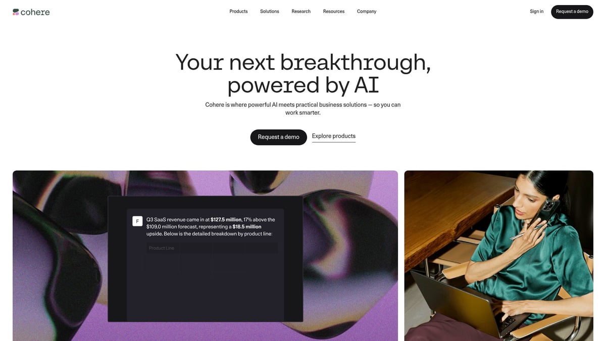 7 Game-Changing AI Company Innovations in 2026 - Cohere Command Enterprise