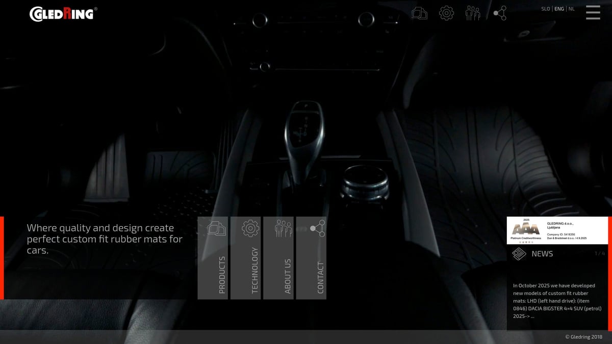 7 Essential Audi A1 Rubber Car Mats for 2025 Buyers - Gledring All-Weather Rubber Floor Mats