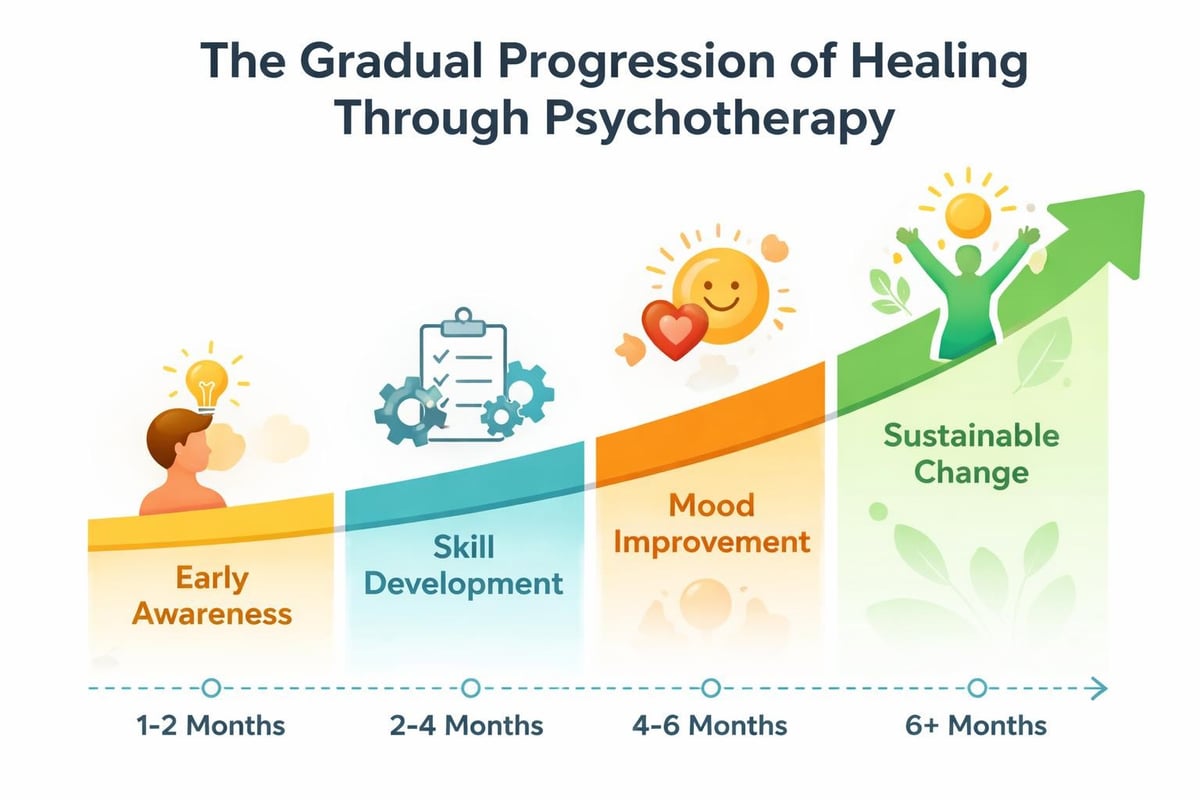 Therapy progress timeline