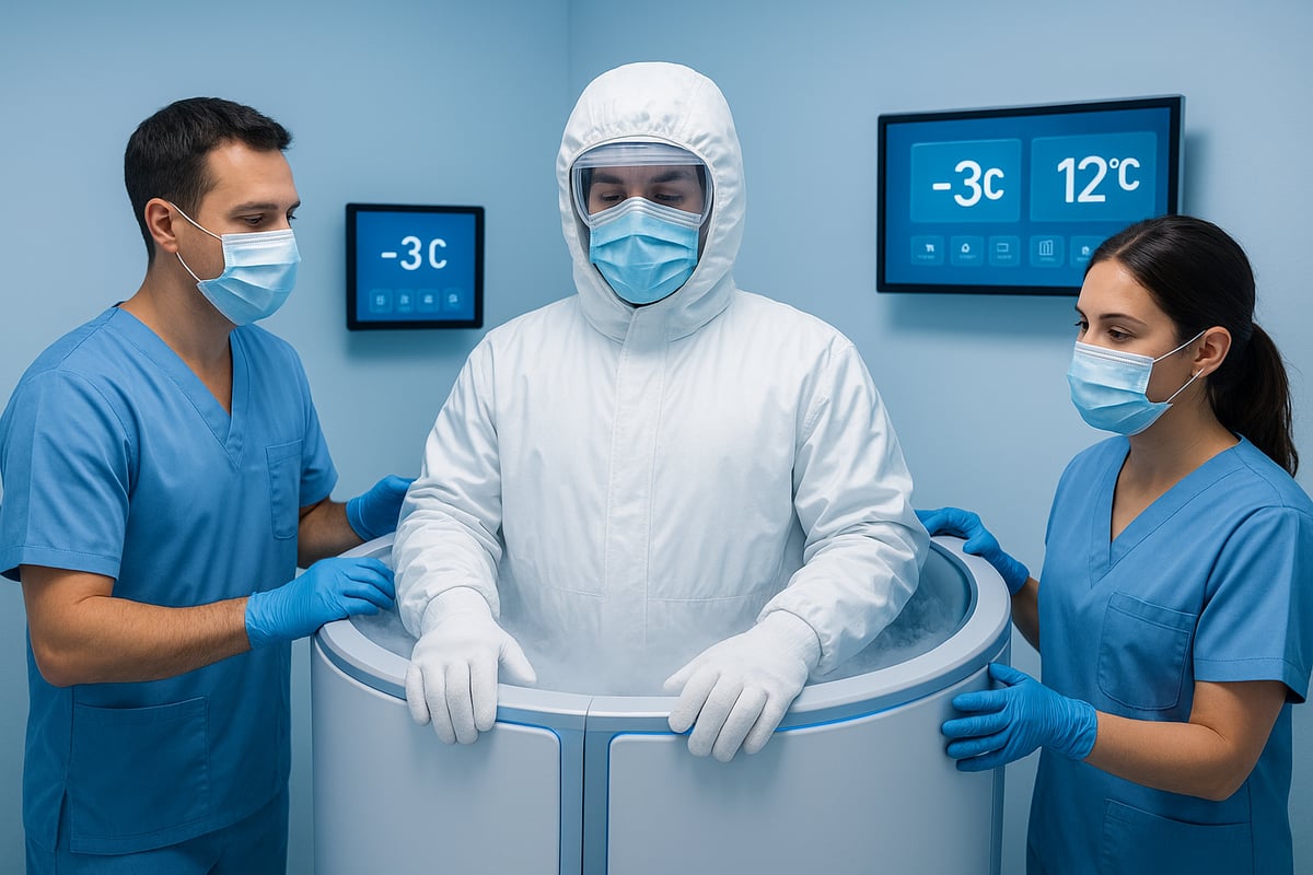 Modalità di Applicazione: Come Funziona una Sessione di Crioterapia