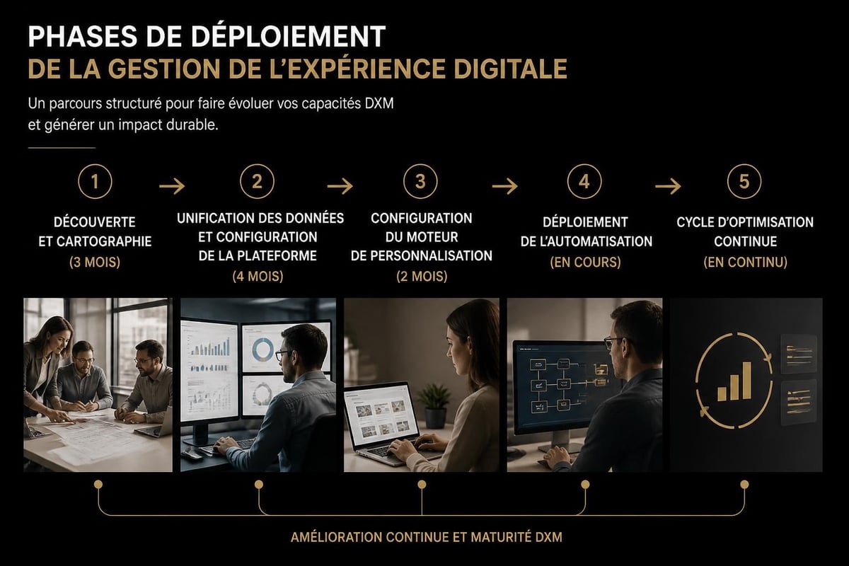 DXM implementation roadmap