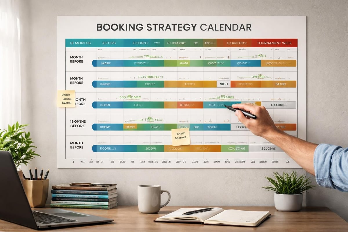Wimbledon booking timeline