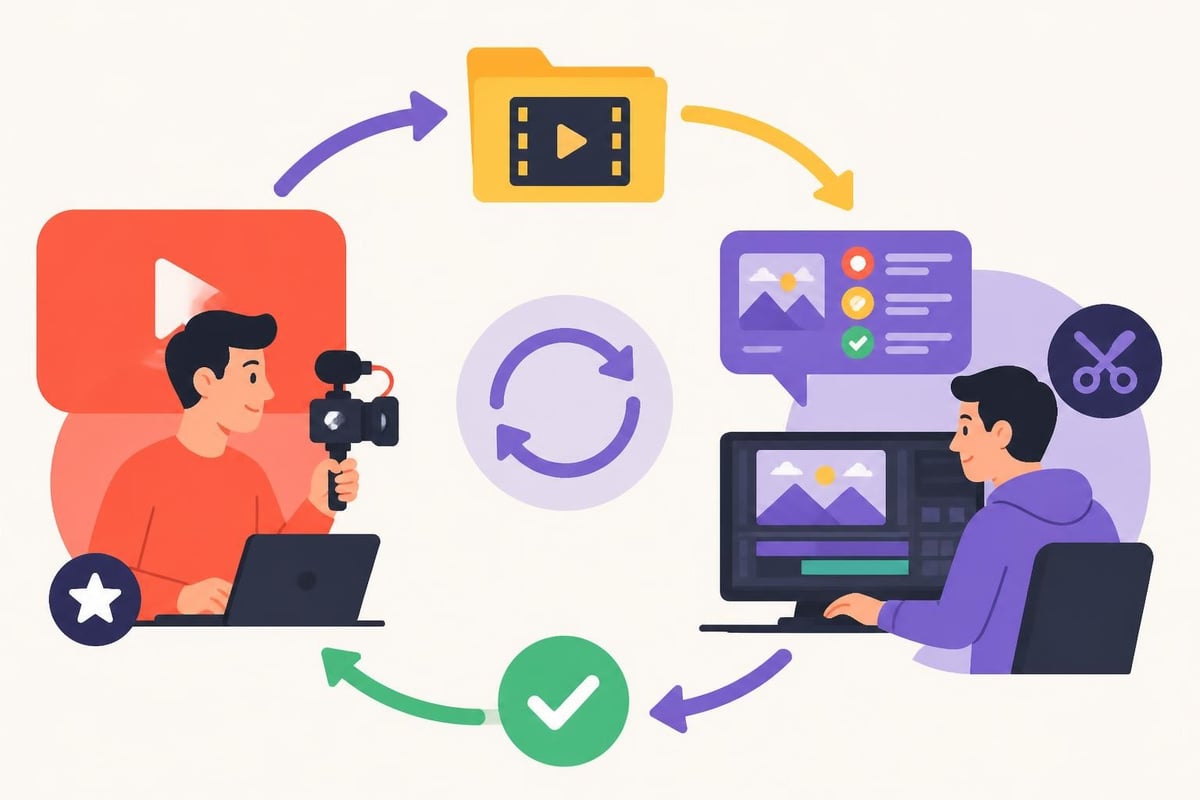 Creator-editor collaboration workflow