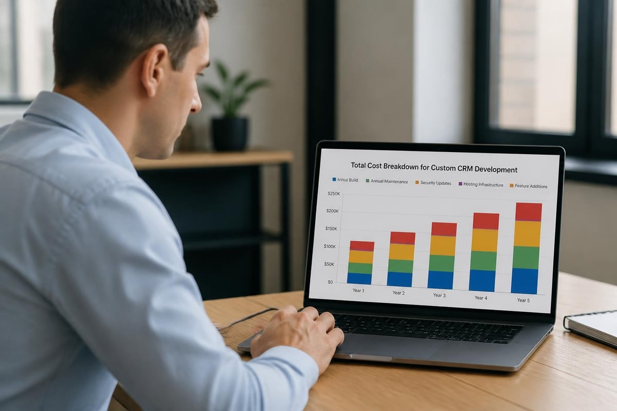 CRM development cost breakdown
