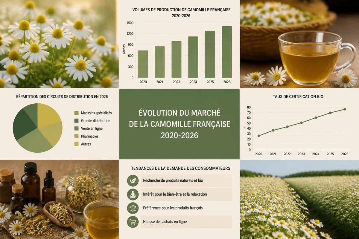 French chamomile market evolution