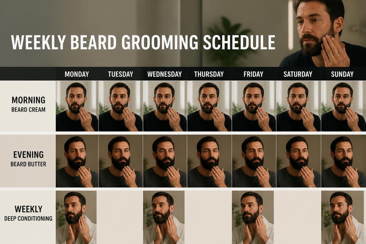 Beard care routine