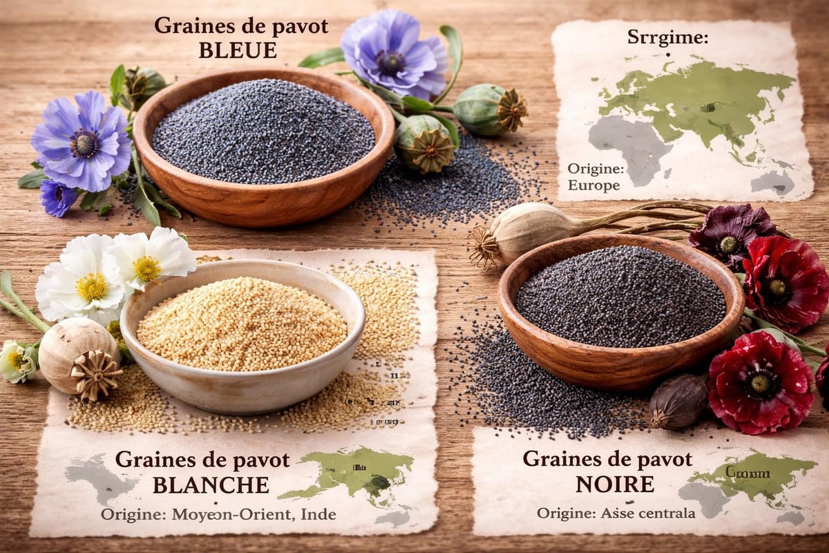 Variétés de graines de pavot
