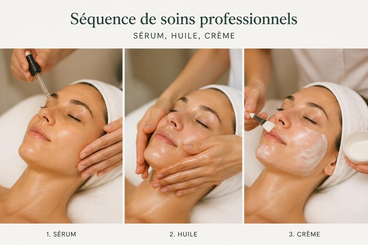 Layering produits visage