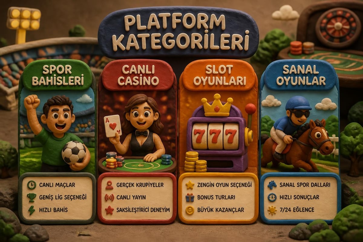 Bahis oyun türleri ve kategorileri