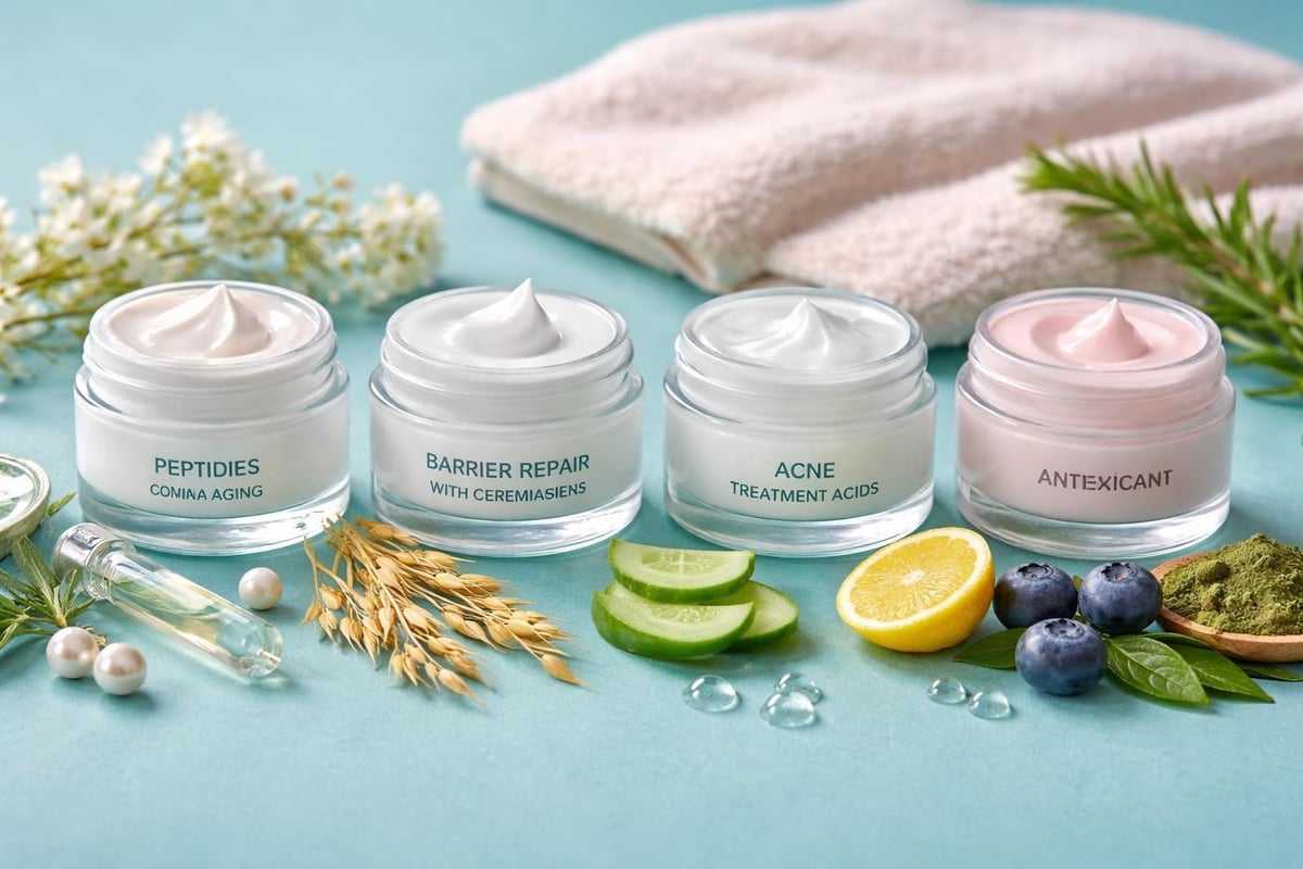 Skin cream types and their benefits