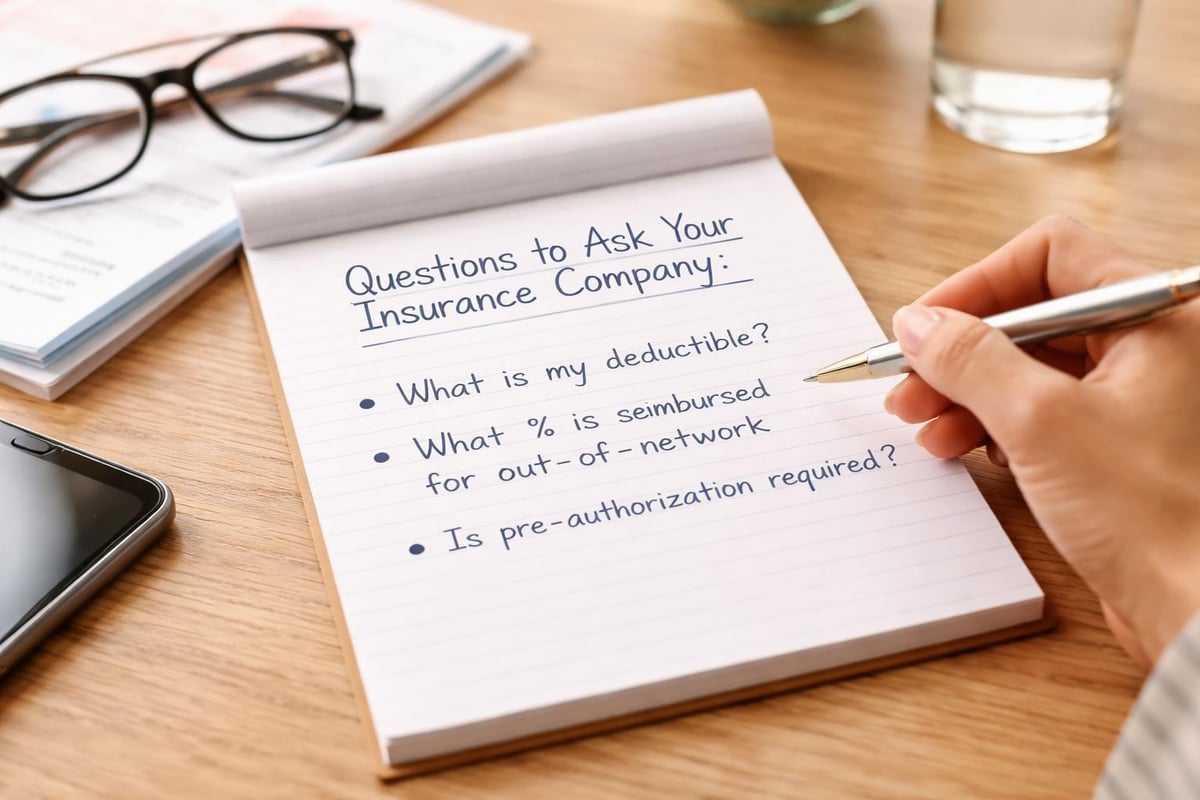 Insurance verification checklist