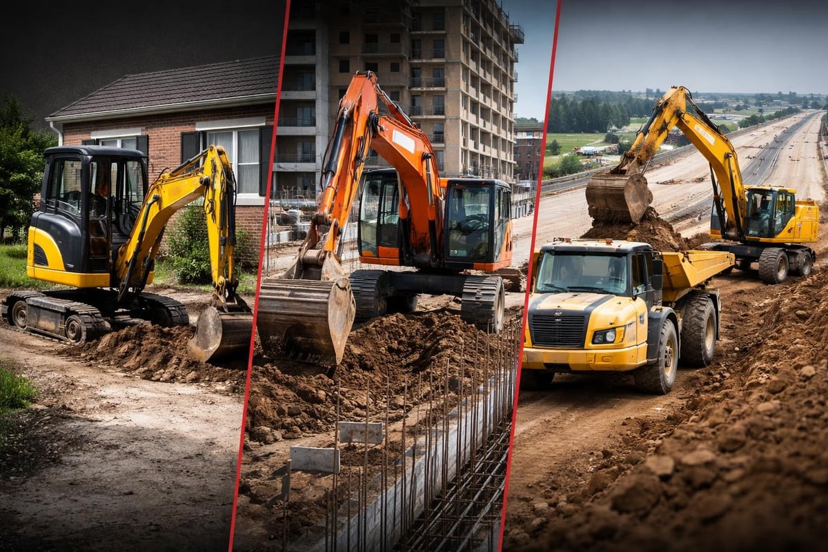 Earthworks equipment selection