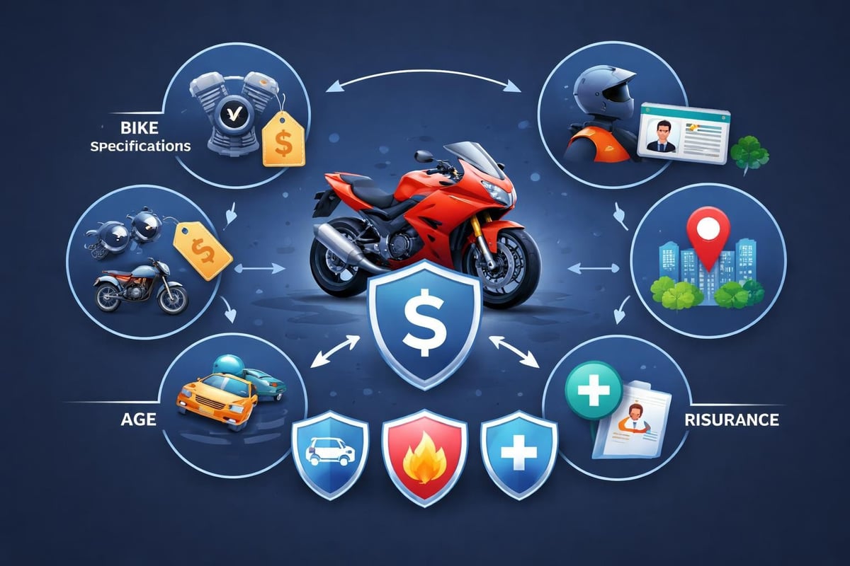 Factores de precio en seguros de moto