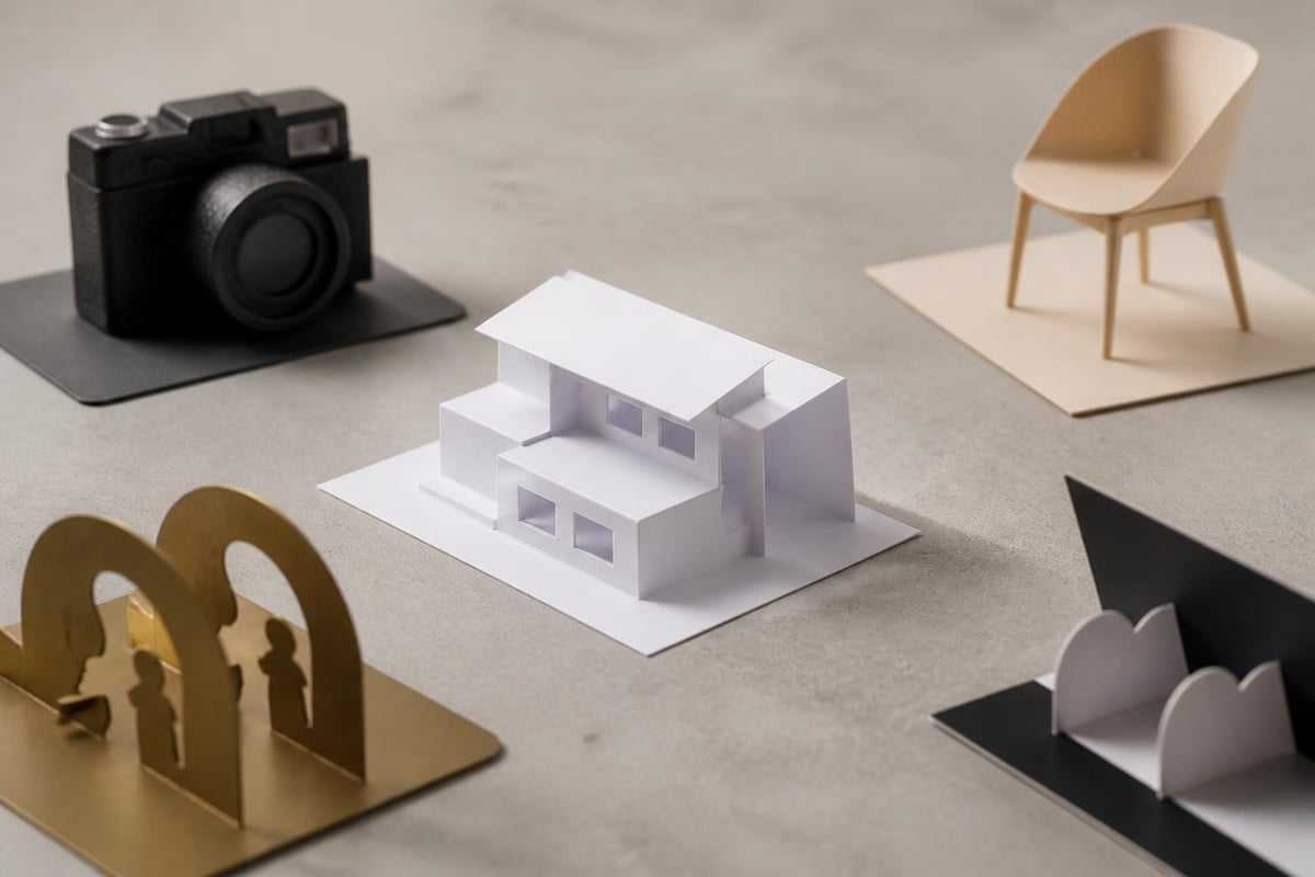 Industry-specific pop up card concepts