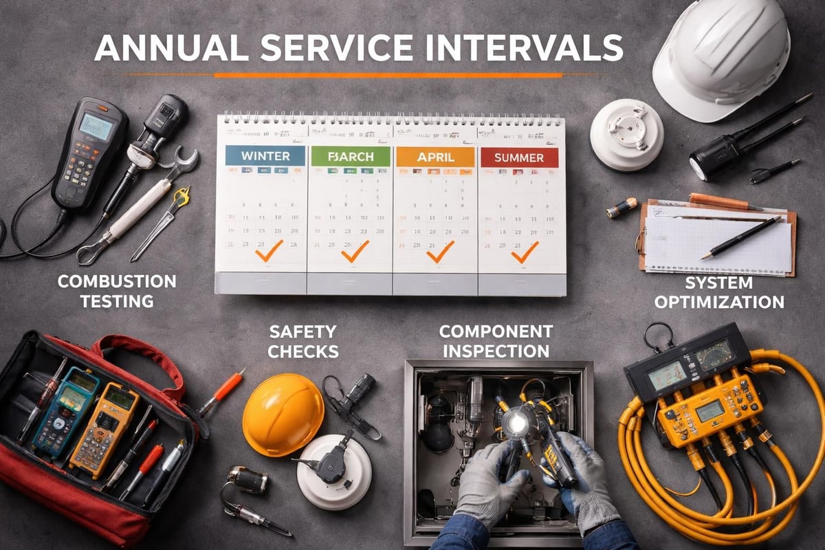 Boiler maintenance schedule