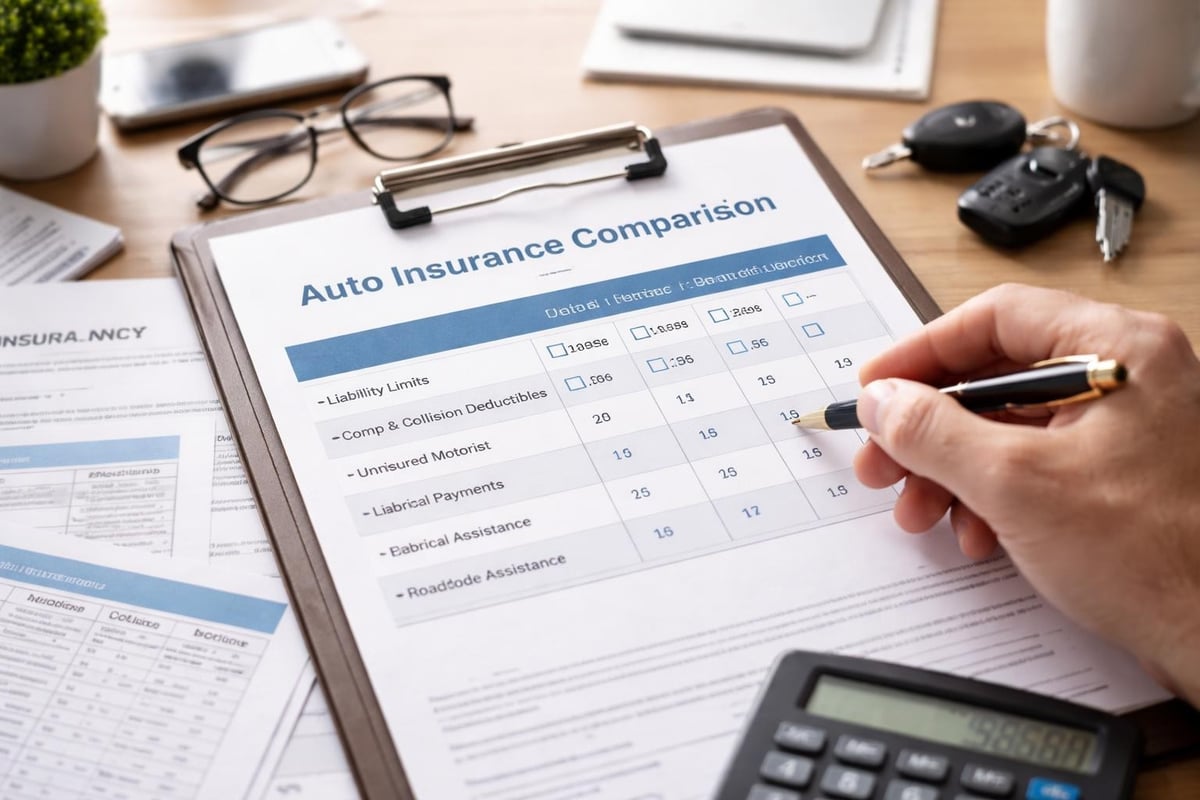 Insurance coverage comparison