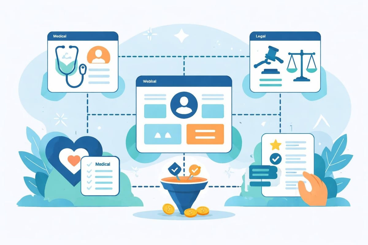 Content-Struktur für medizinische Websites