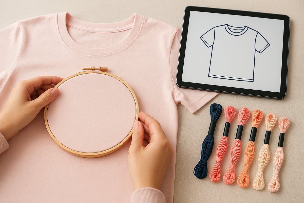 Step-by-Step Guide: Creating Your Embroidered T-Shirt