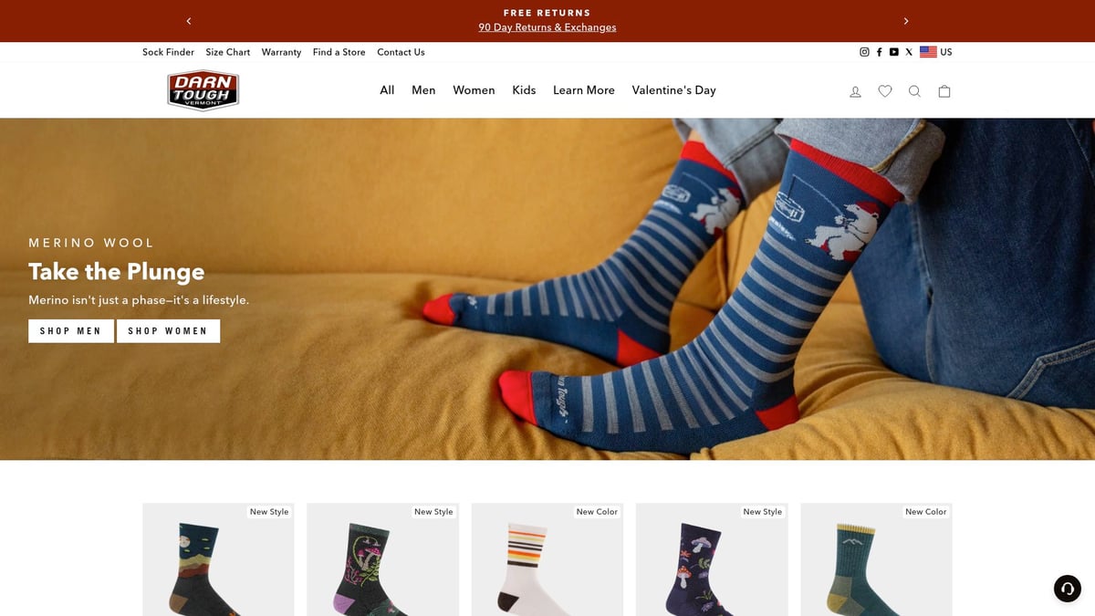 Top 9 Best Mens Socks in the UK Cambridge Socks for 2026 - Darn Tough Merino Wool Crew Socks