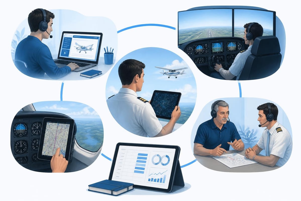 Modern pilot training methods and tools