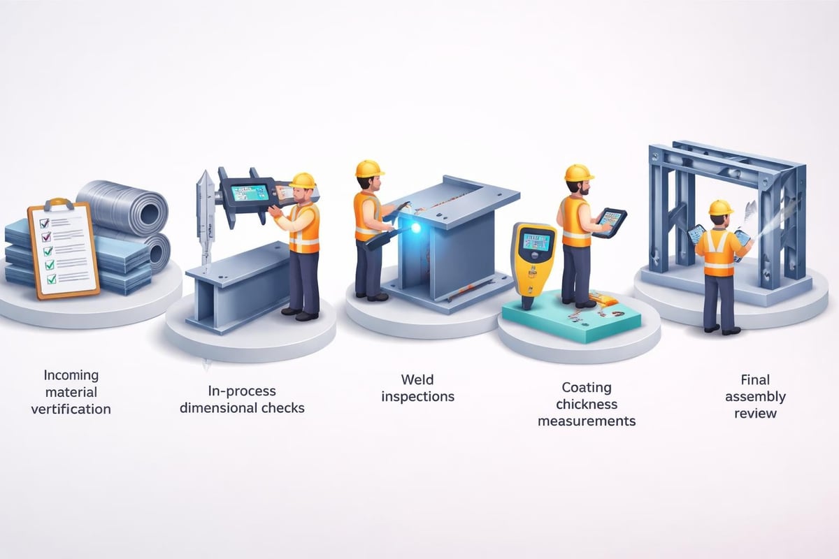 Quality control checkpoints