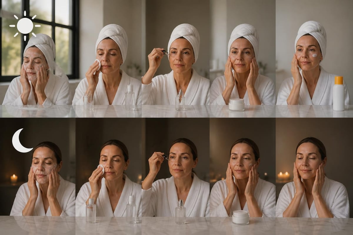 Layering skincare products