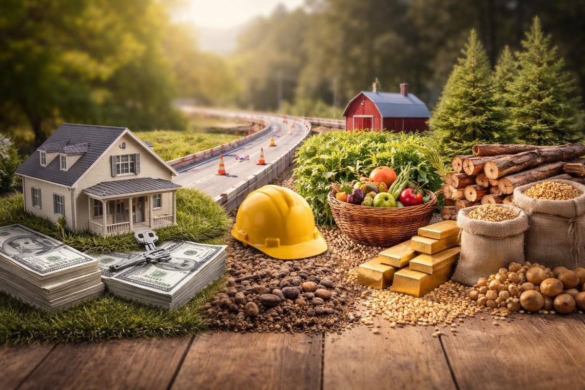 Real asset investment categories