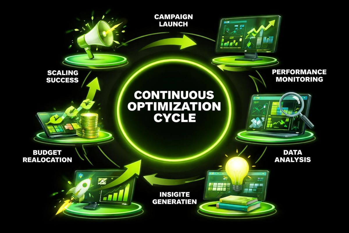 Ad spend optimization cycle