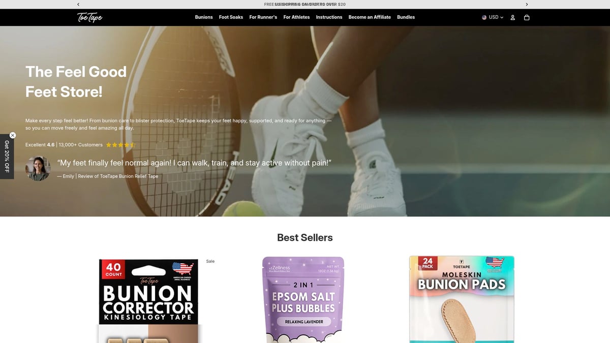 Bunion Tape Guide: Expert Tips for Relief in 2025 - ToeTape: Specialized Foot Care Solutions