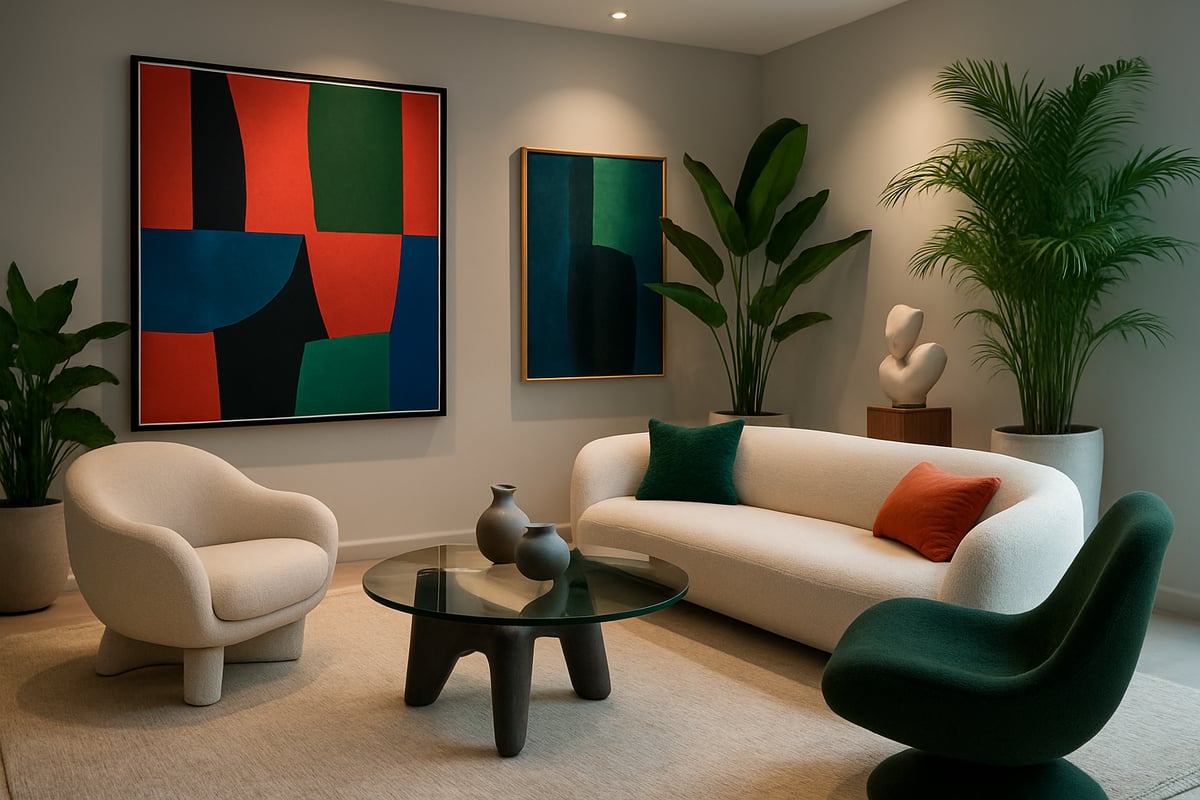 Hur man kuraterar och implementerar konstdrivna interiörer