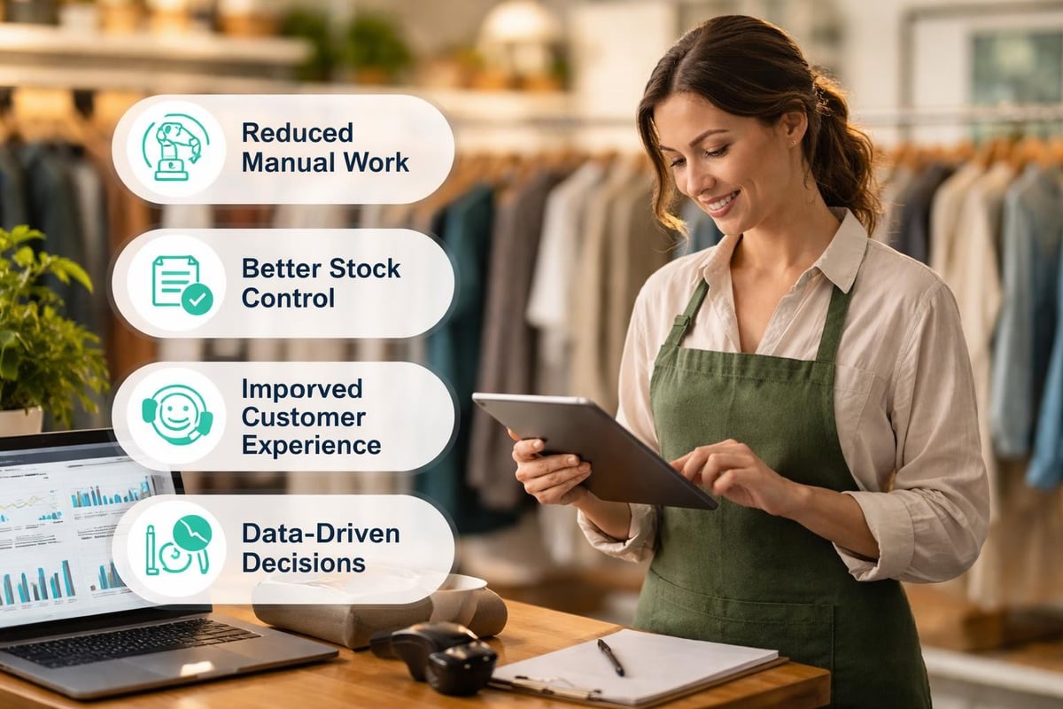 AI software benefits for small retail