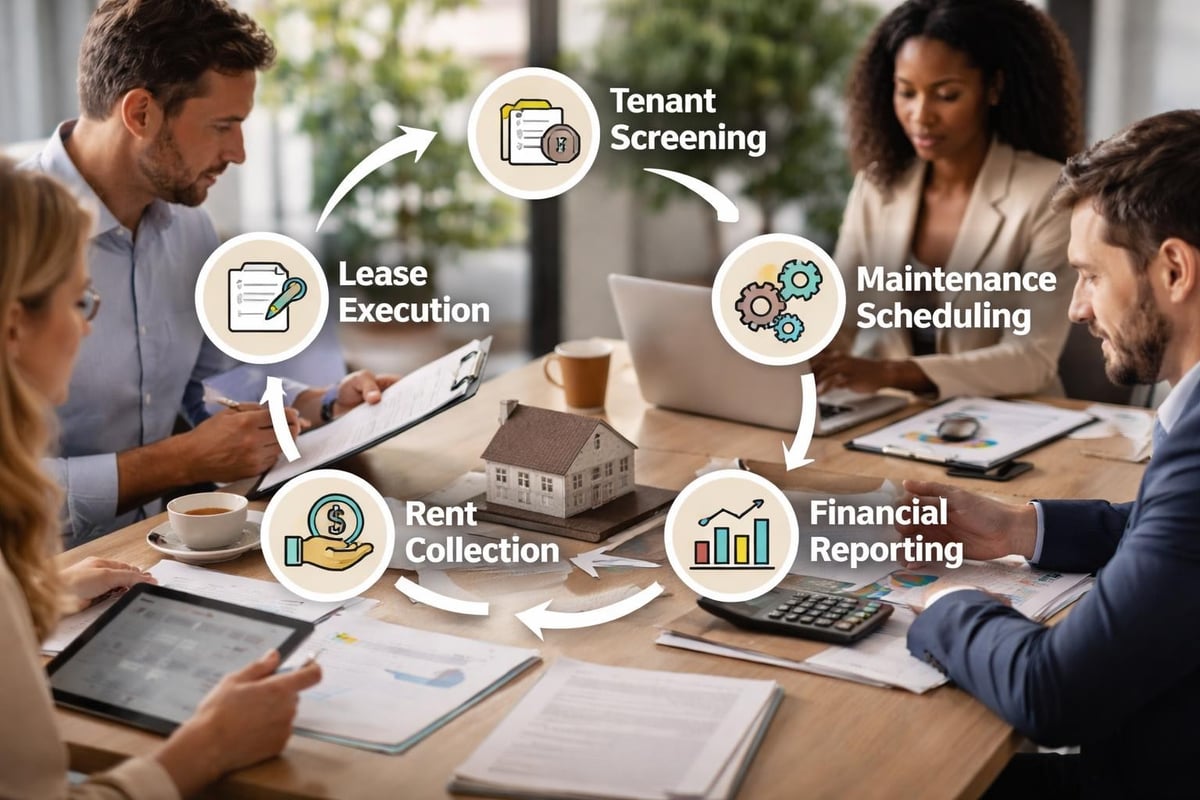 Property management service workflow