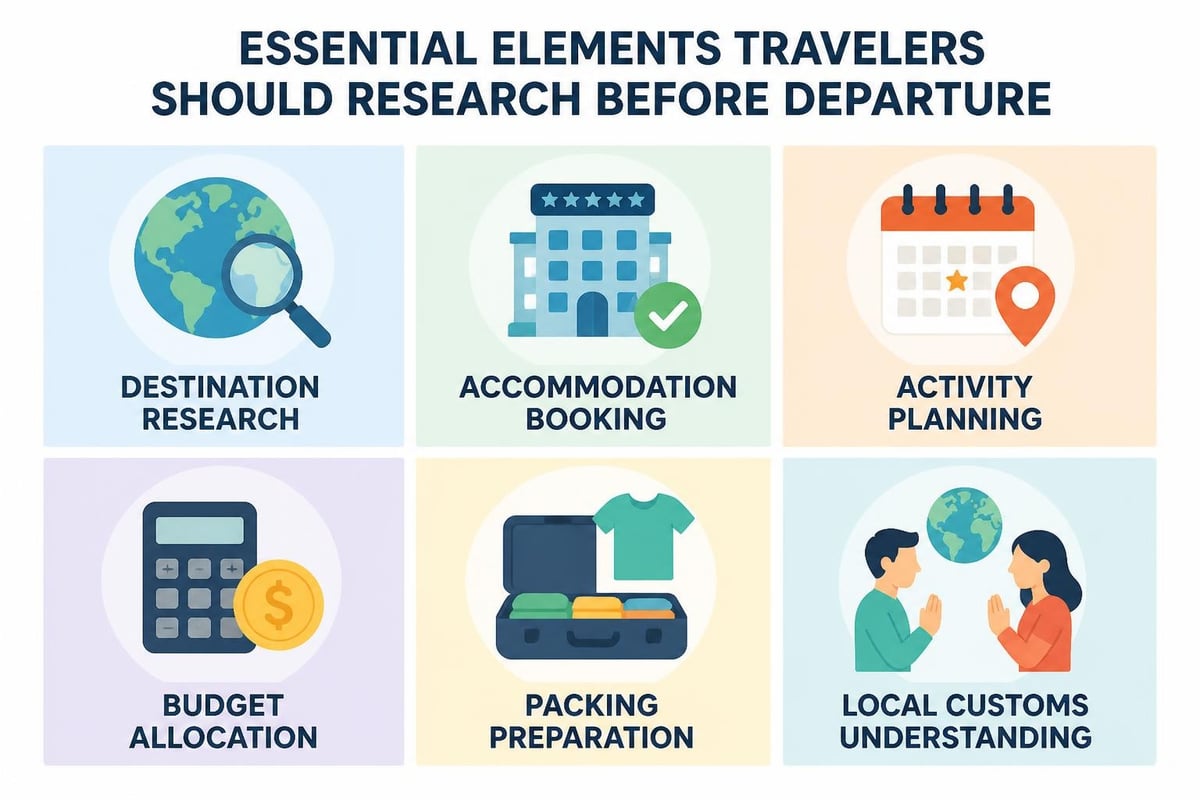 Components of comprehensive travel planning