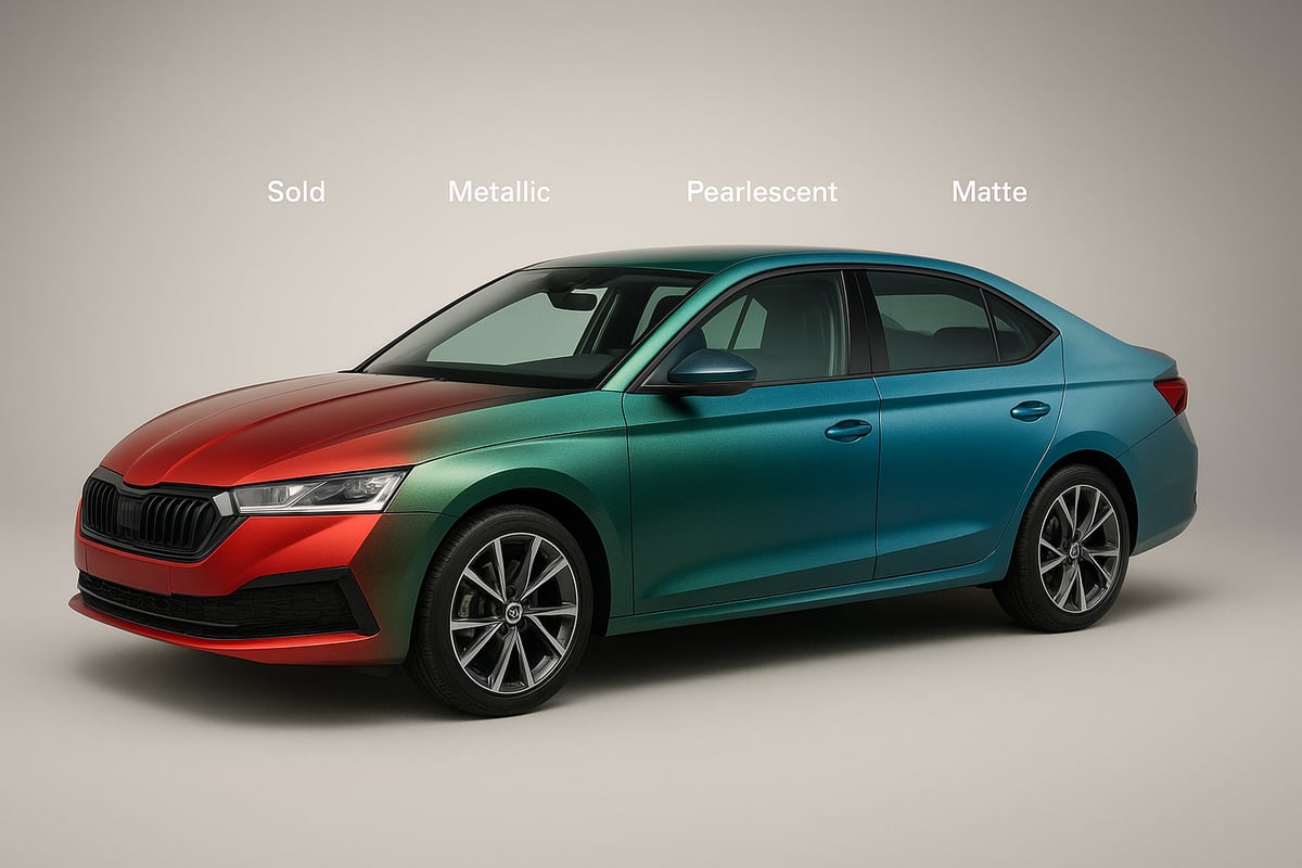 Tipos de Pintura Automóvel e Acabamentos em 2025